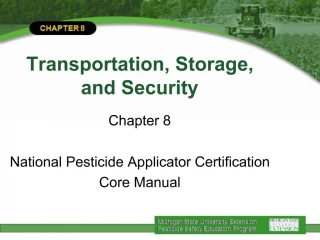 Transportation, Storage, and Security - slide 1