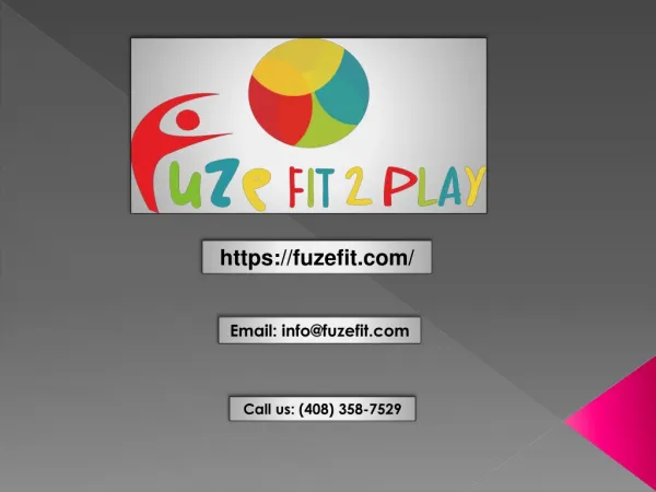 Fuzefit Provide the Kids Birthday Party Place in Los Gatos