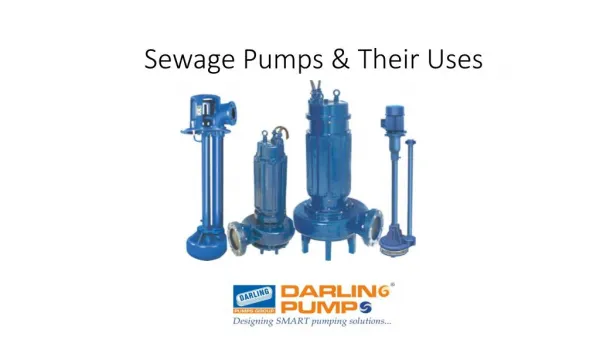Application of Submersible Sewage Pumps