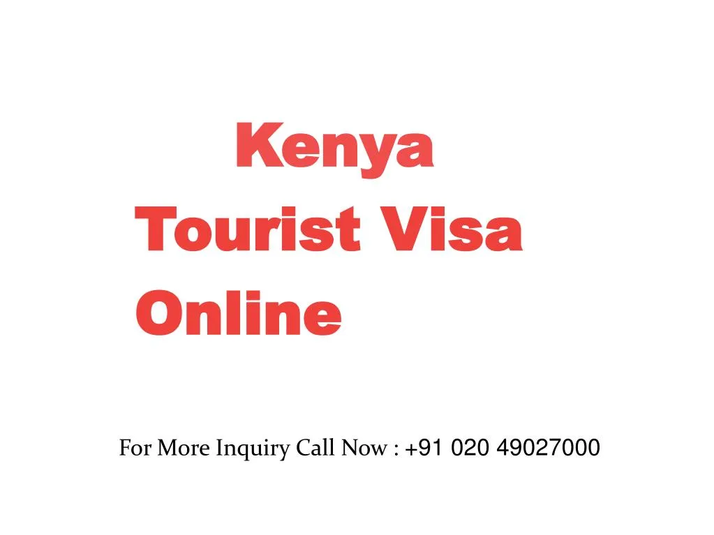 kenya tourist visa online
