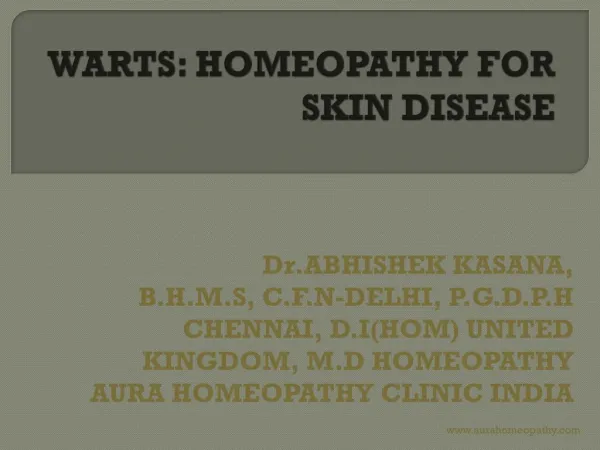 Homeopathic Medicine Wart Treatment - Homeopathic Wart Doctor in Delhi