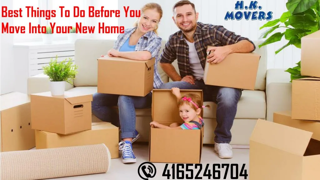best things to do before you move into your