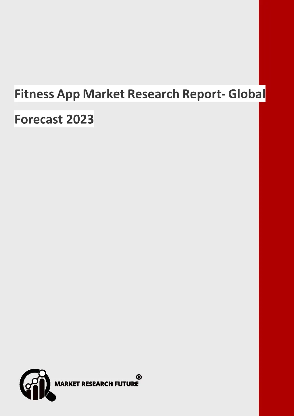 fitness app market research report global