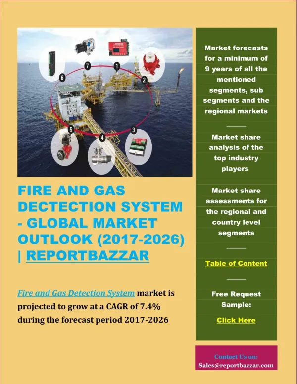 FIRE AND GAS DECTECTION SYSTEM - GLOBAL MARKET OUTLOOK (2017-2026)