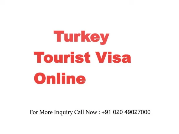 Turkey Tourist Visa Online | Turkey tourist e Visa for Indian