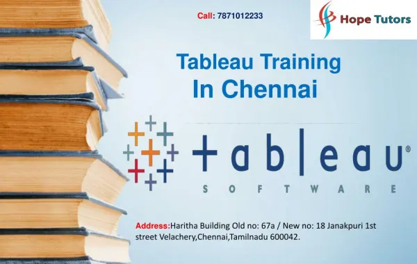 Tableau Training in Chennai