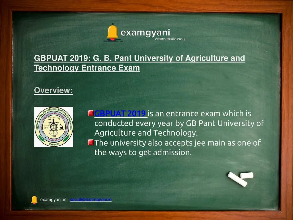 gbpuat 2019 g b pant university of agriculture