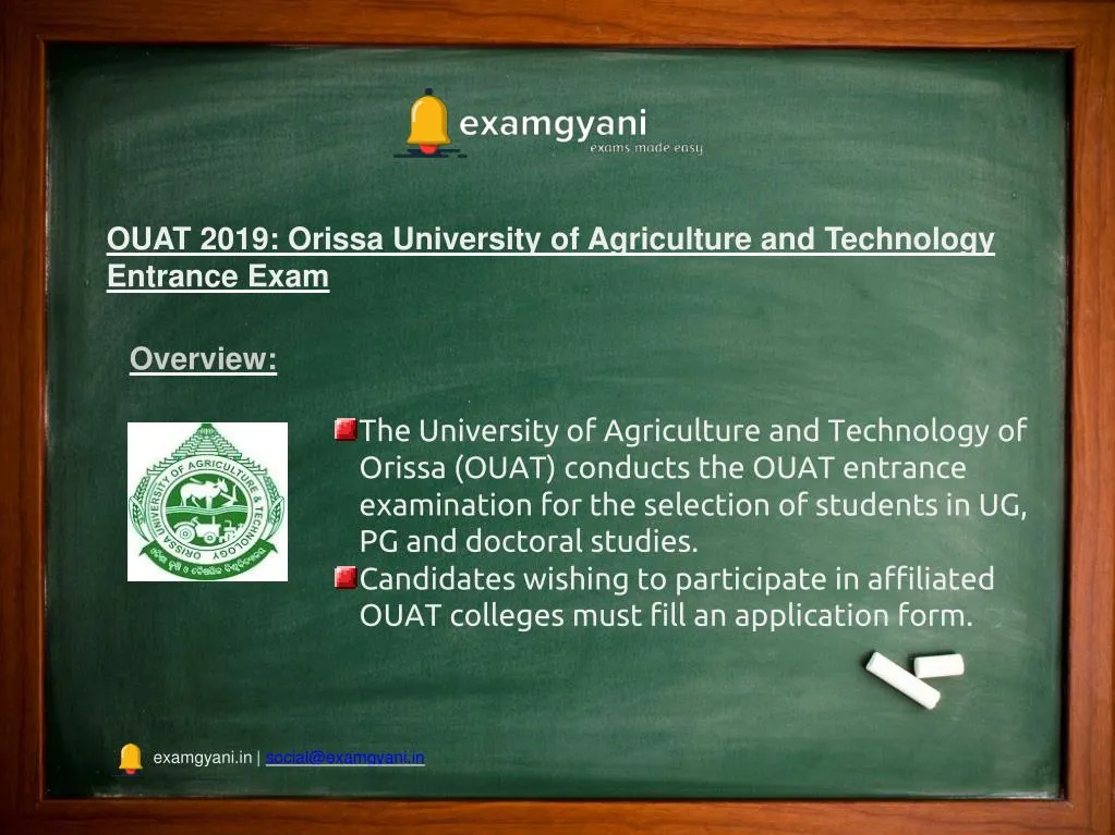 ouat 2019 orissa university of agriculture