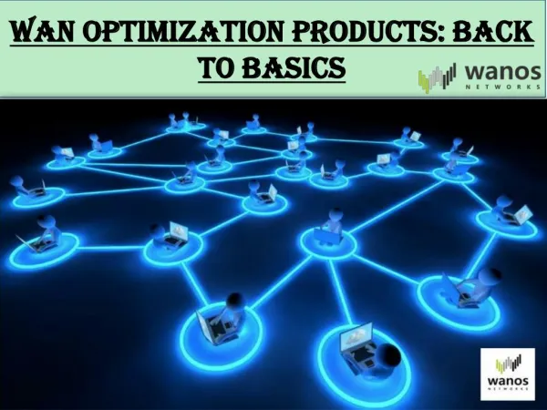 Wan Optimization Products: Back to Basics