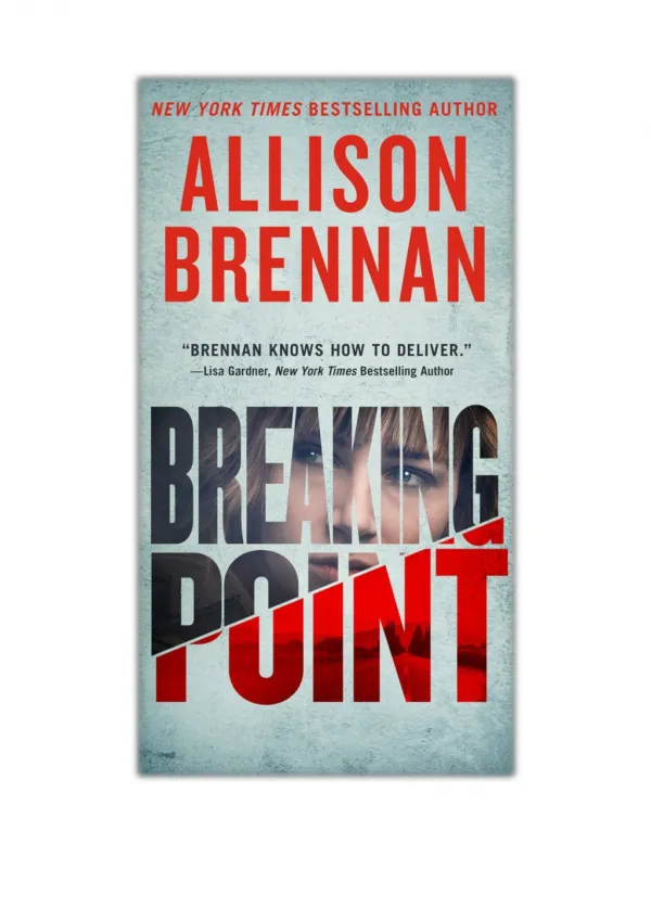 [PDF] Free Download Breaking Point By Allison Brennan