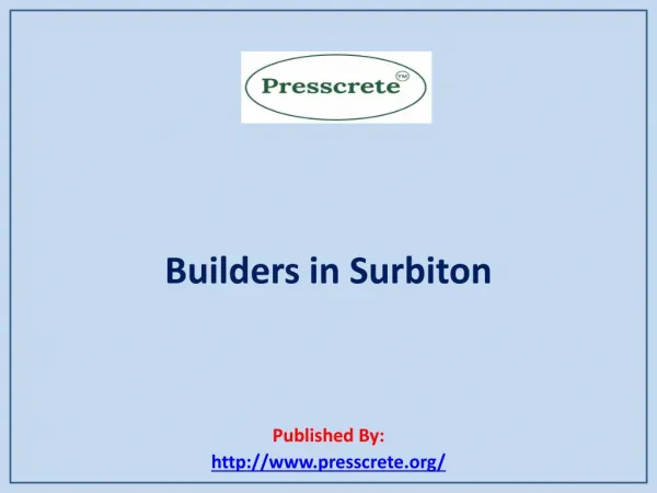Builders in Surbiton