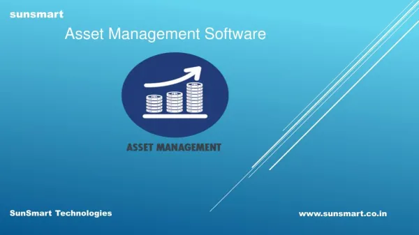 Asset management software - SunSmart Technologies