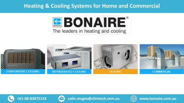 Heating & Cooling Systems for Home and Commercial