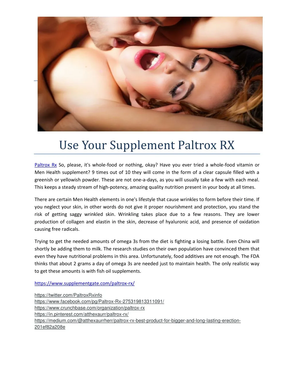 use your supplement paltrox rx