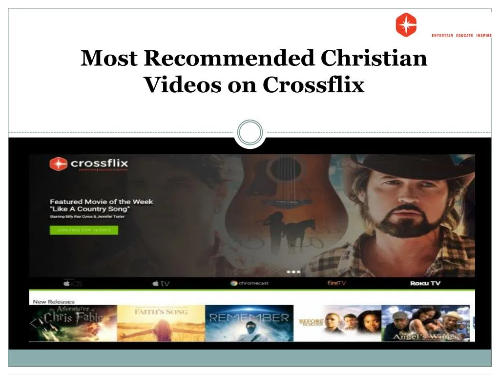most r ecommended christian videos on crossflix