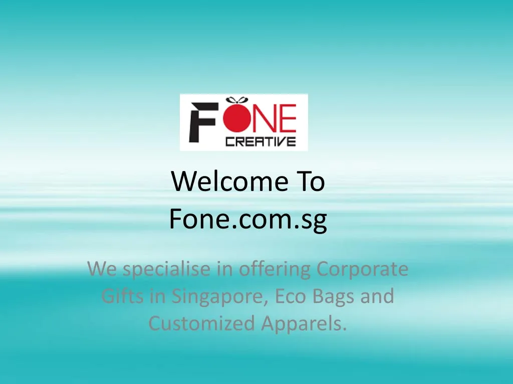 welcome to fone com sg