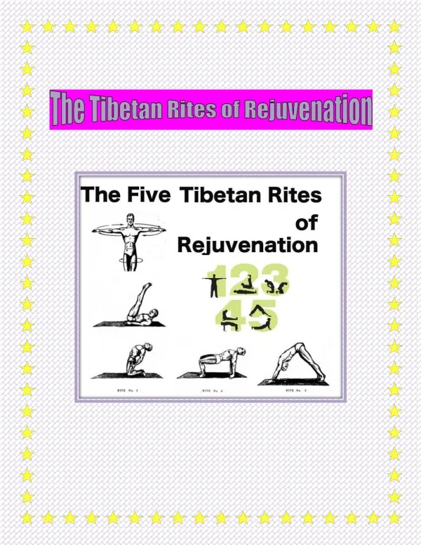 The 5 Magical Tibetan Rites of Rejuvenation