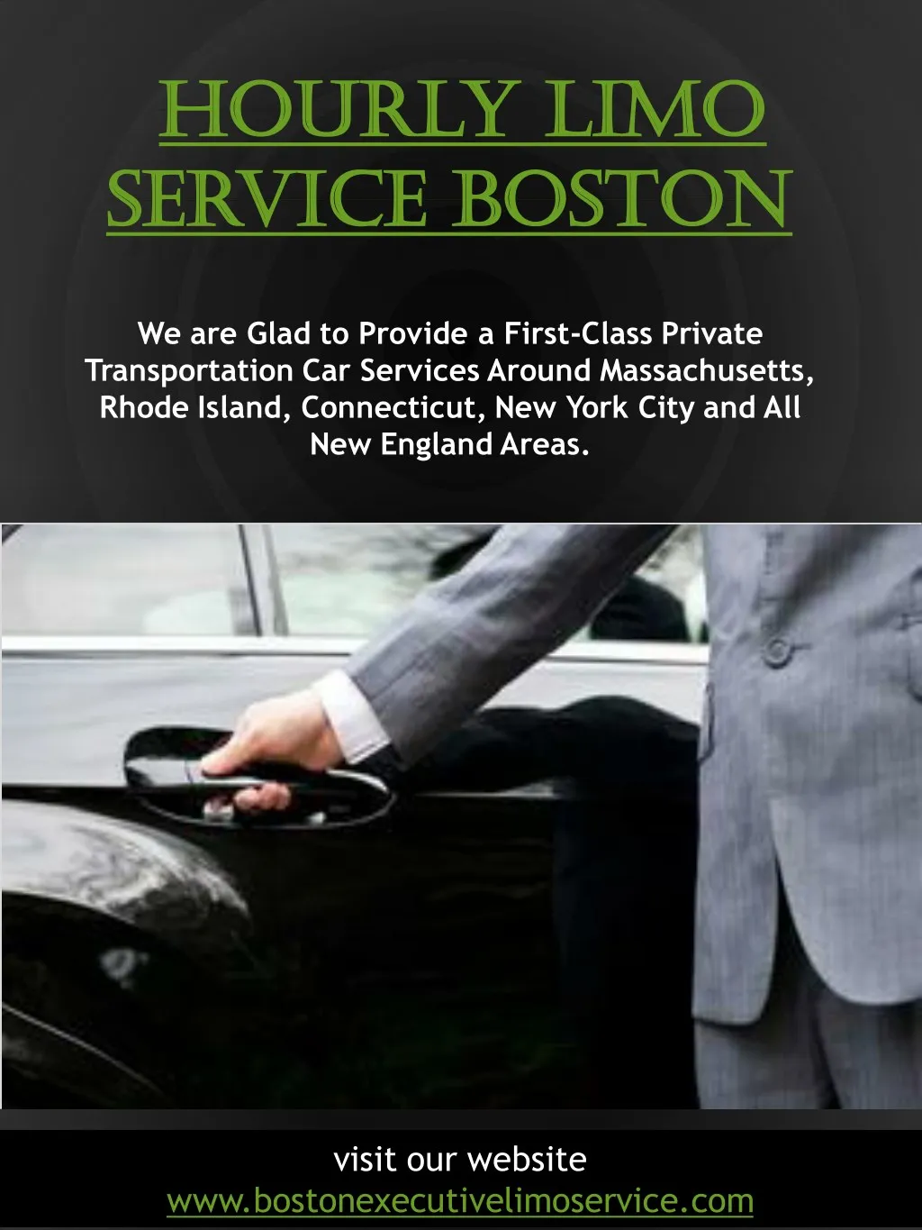 hourly limo hourly limo service boston service