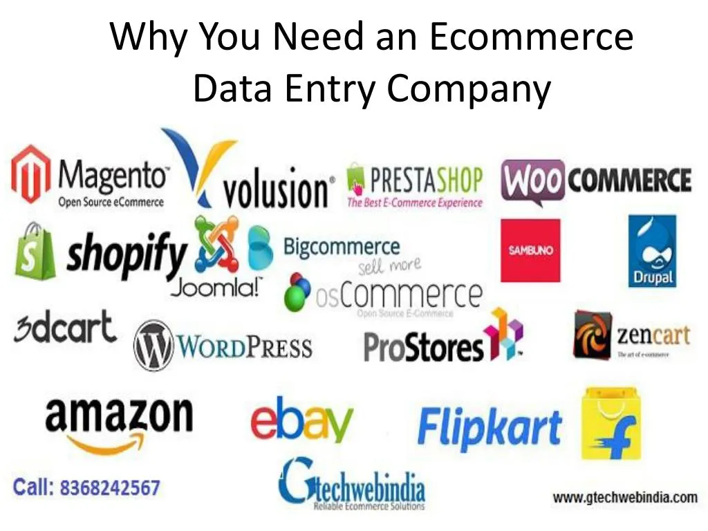 why you need an ecommerce data entry company