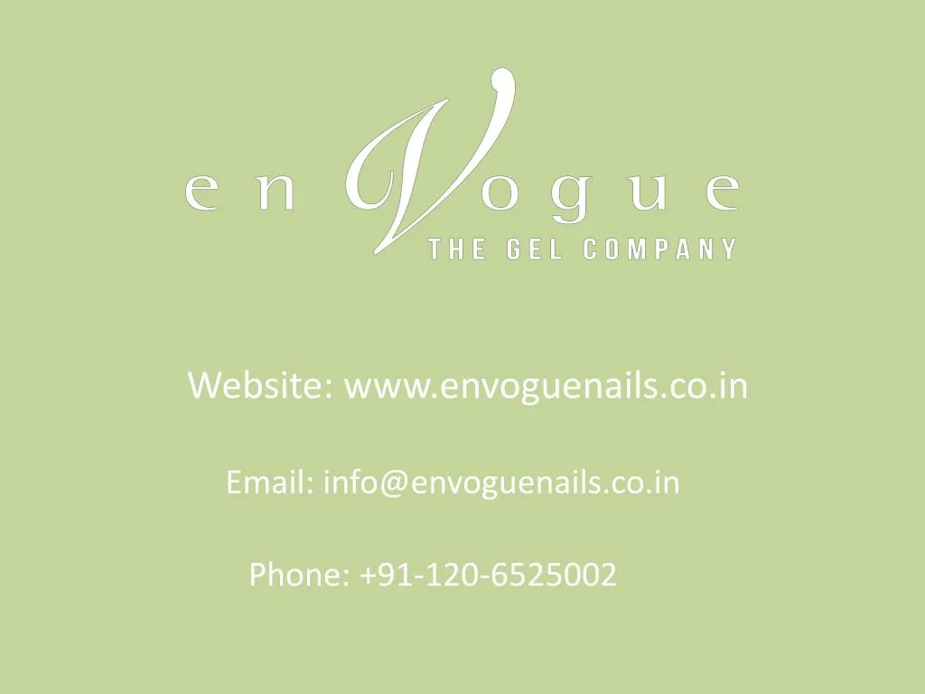 website www envoguenails co in