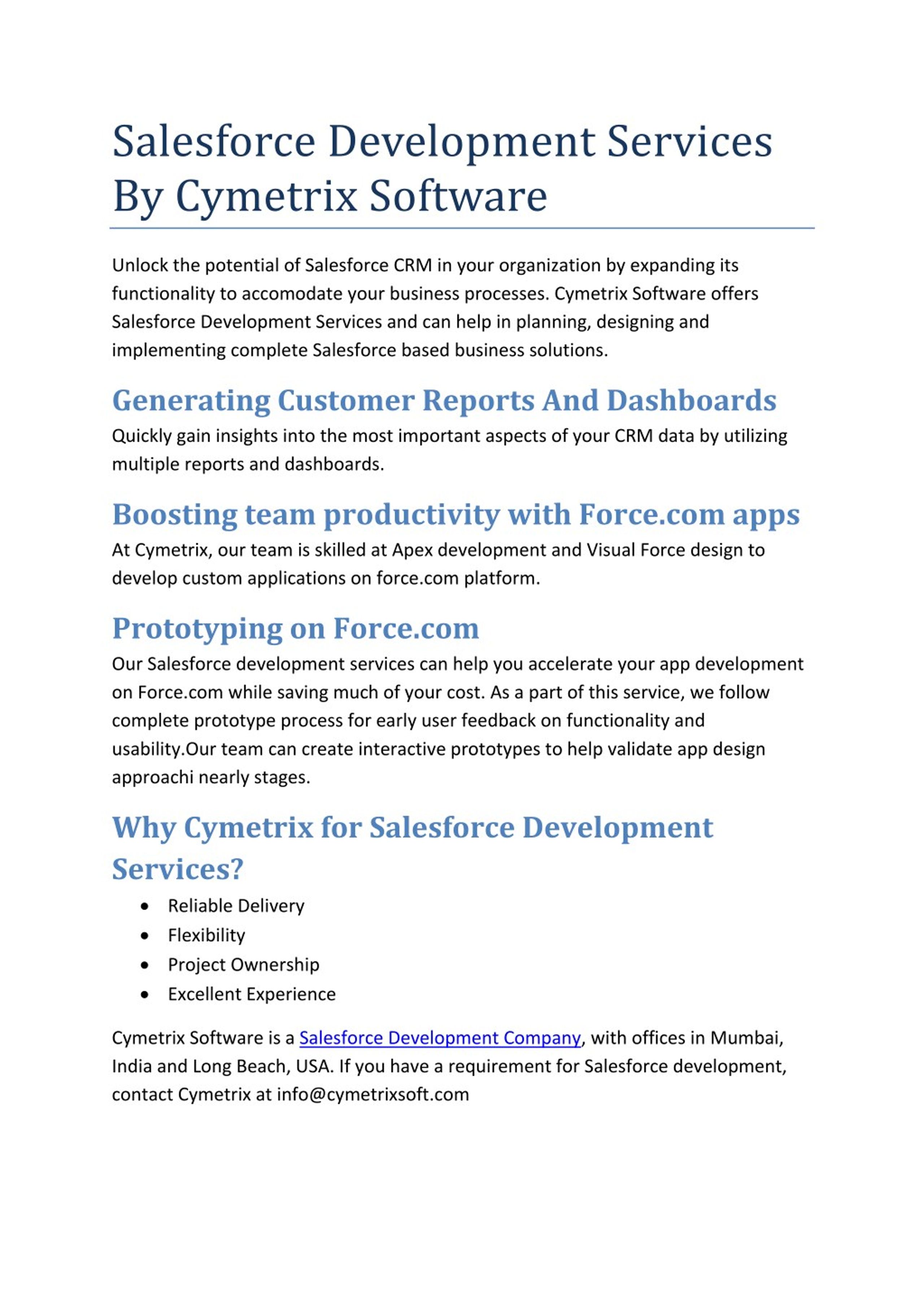 PPT - Salesforce Development Services PowerPoint Presentation, free ...