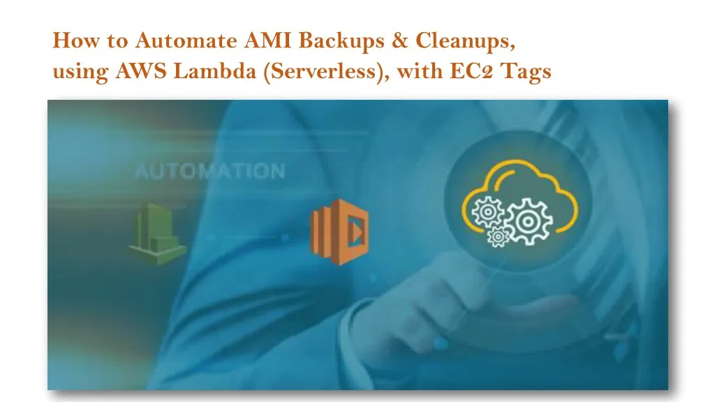 how to automate ami backups cleanups using