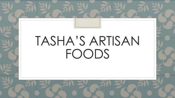 Besan Cheela | Tasha's Artisan Foods