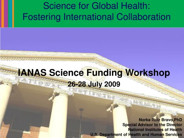 Science for Global Health: Fostering International Collaboration