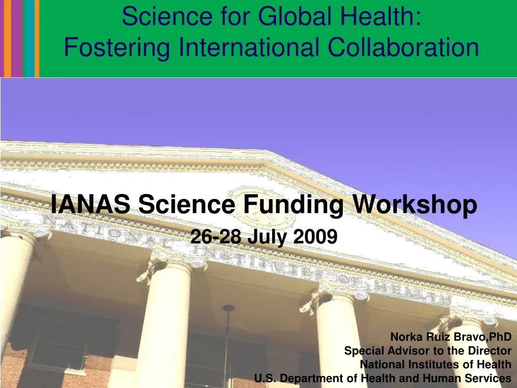 science for global health fostering international collaboration