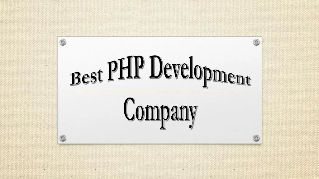 best php development company