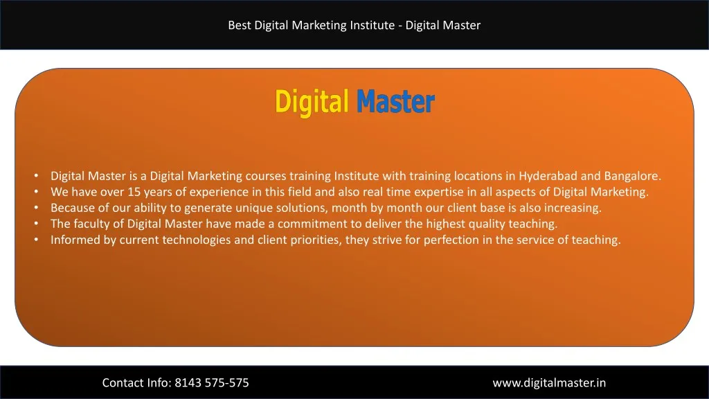 best digital marketing courses best digital