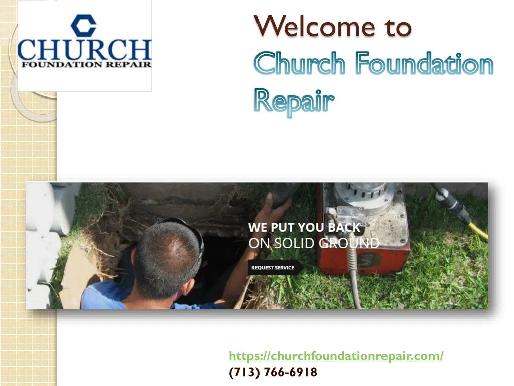 welcome to church foundation repair