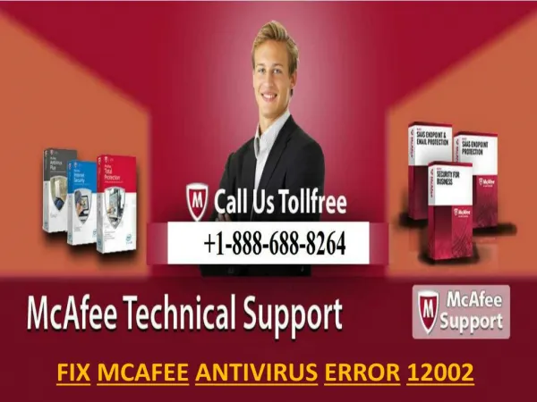 How to Fix Mcafee Antivirus Error 12002?