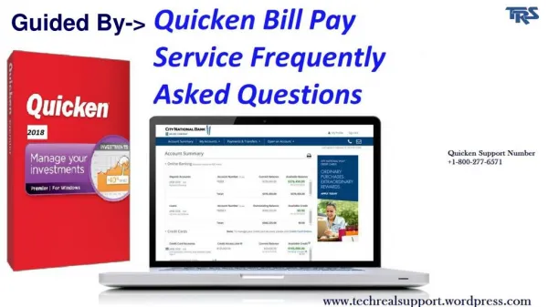 Quicken Bill Pay Service Frequently Asked Questions