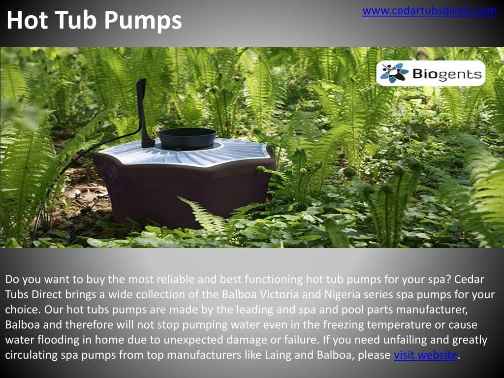 hot tub pumps