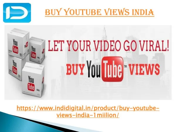 Get the best buy youtube views india