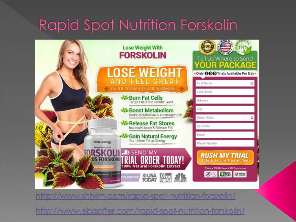 rapid spot nutrition forskolin