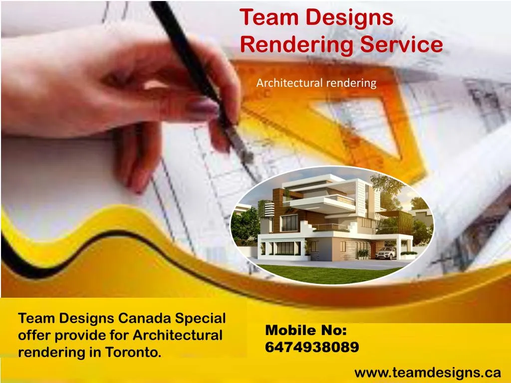 team designs rendering service