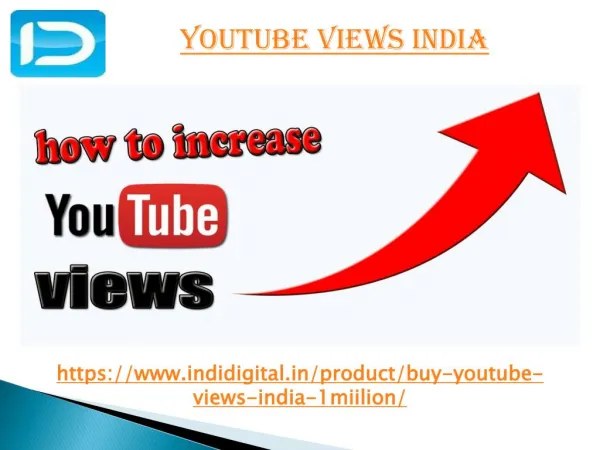 Get the best youtube views india