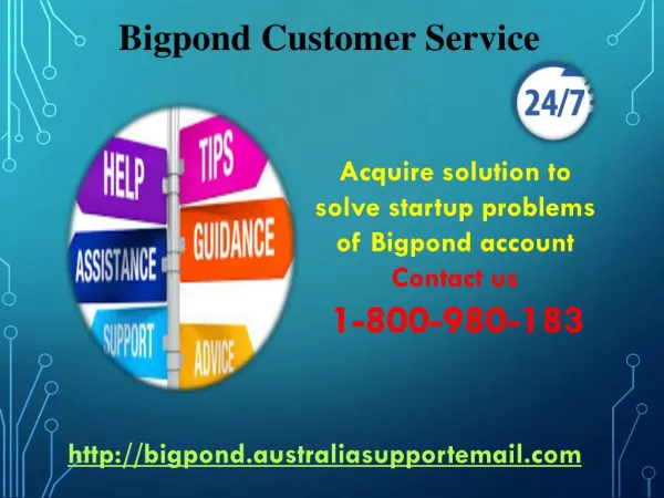 Bigpond Hurdles | Dial 1-800-980-183 for Customer Service