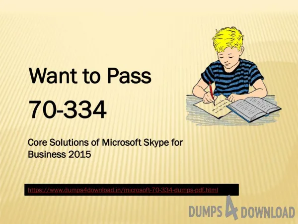 [Des-2018 Dumps] Latest 70-334 PDF - Dumps4Download