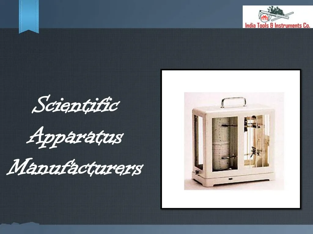 scientific apparatus manufacturers