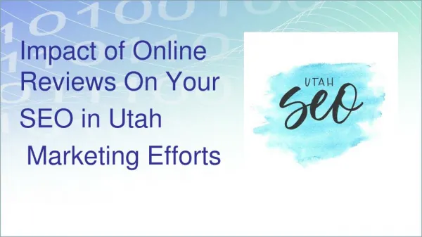 Impact Of Online Reviews On Your SEO In Utah Marketing Efforts