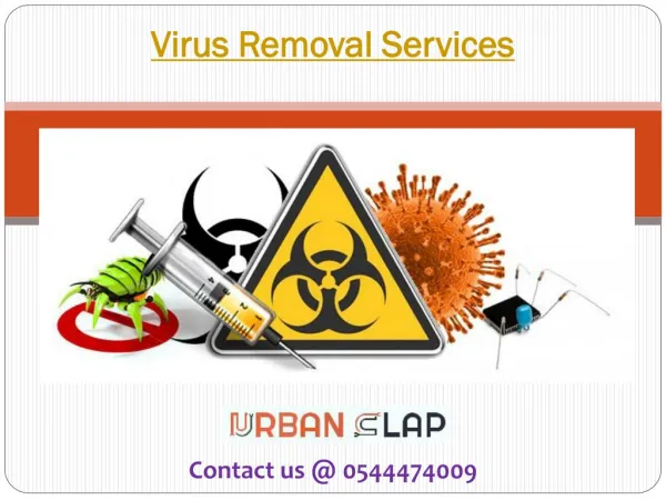 Avail the Virus Removal Service in Dubai, Call 0544474009