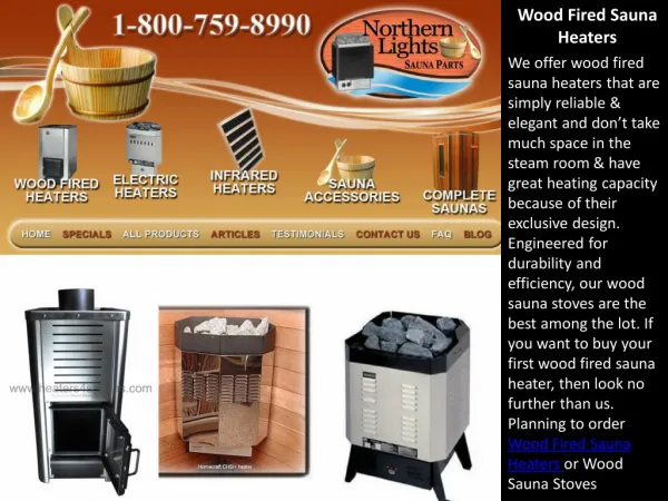 Buy Reliable Wood Fired Sauna Heaters