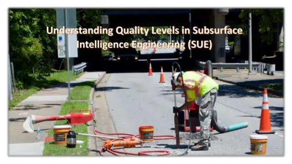 Understanding Quality Levels in Subsurface Intelligence Engineering (SUE)