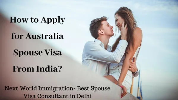 How to Apply for Australia Spouse Visa from India?