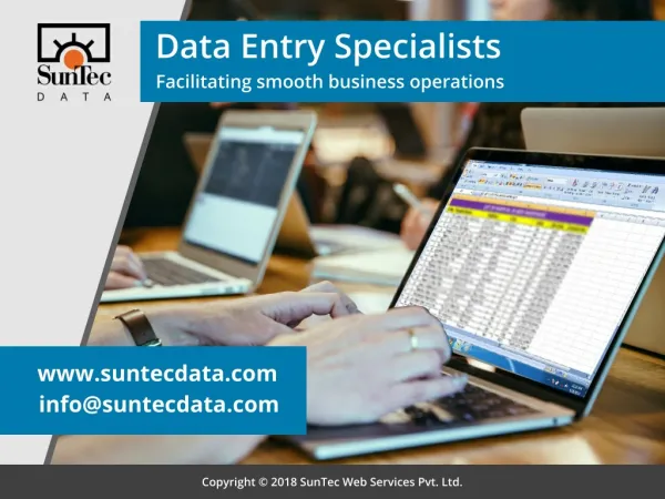 Hire Data Entry Specialist from SunTec Data