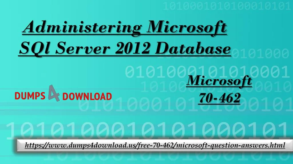 administering microsoft sql server 2012 database