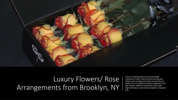 Luxury Flowers/ Rose Arrangements from Brooklyn, NY